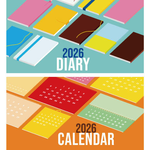 【甲府昭和店】2025年度版　ダイアリー・カレンダー